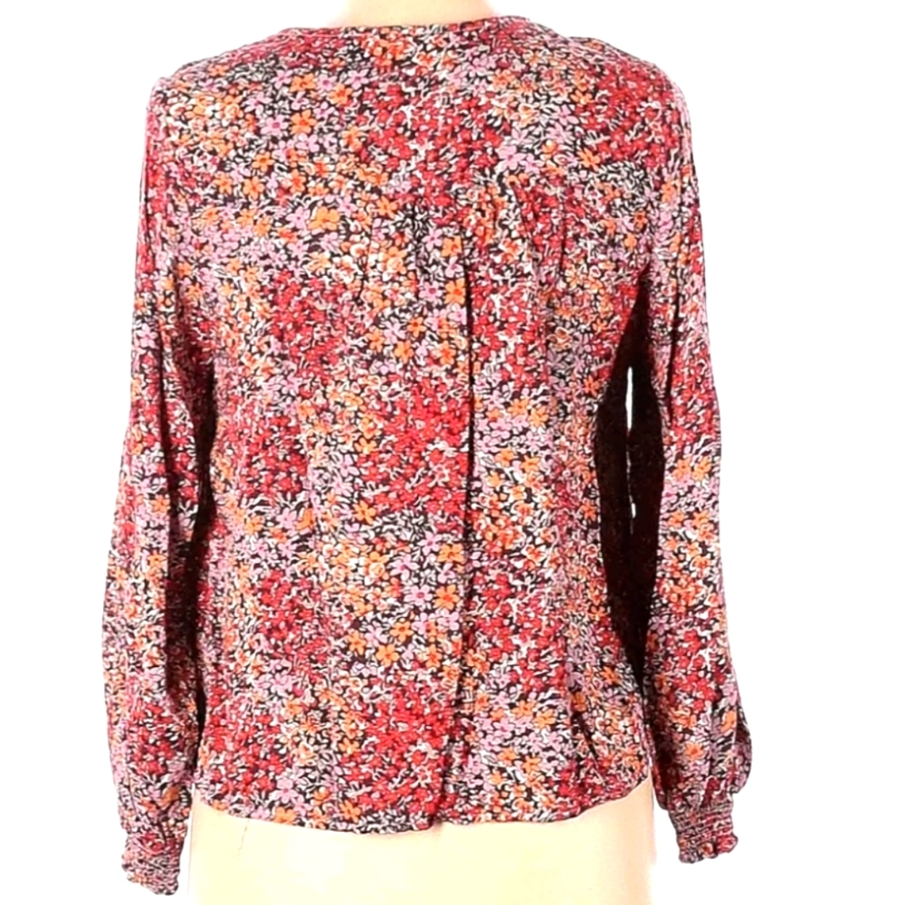 Rachel Roy Boho Floral Tassel Front Top - Picture 4 of 9